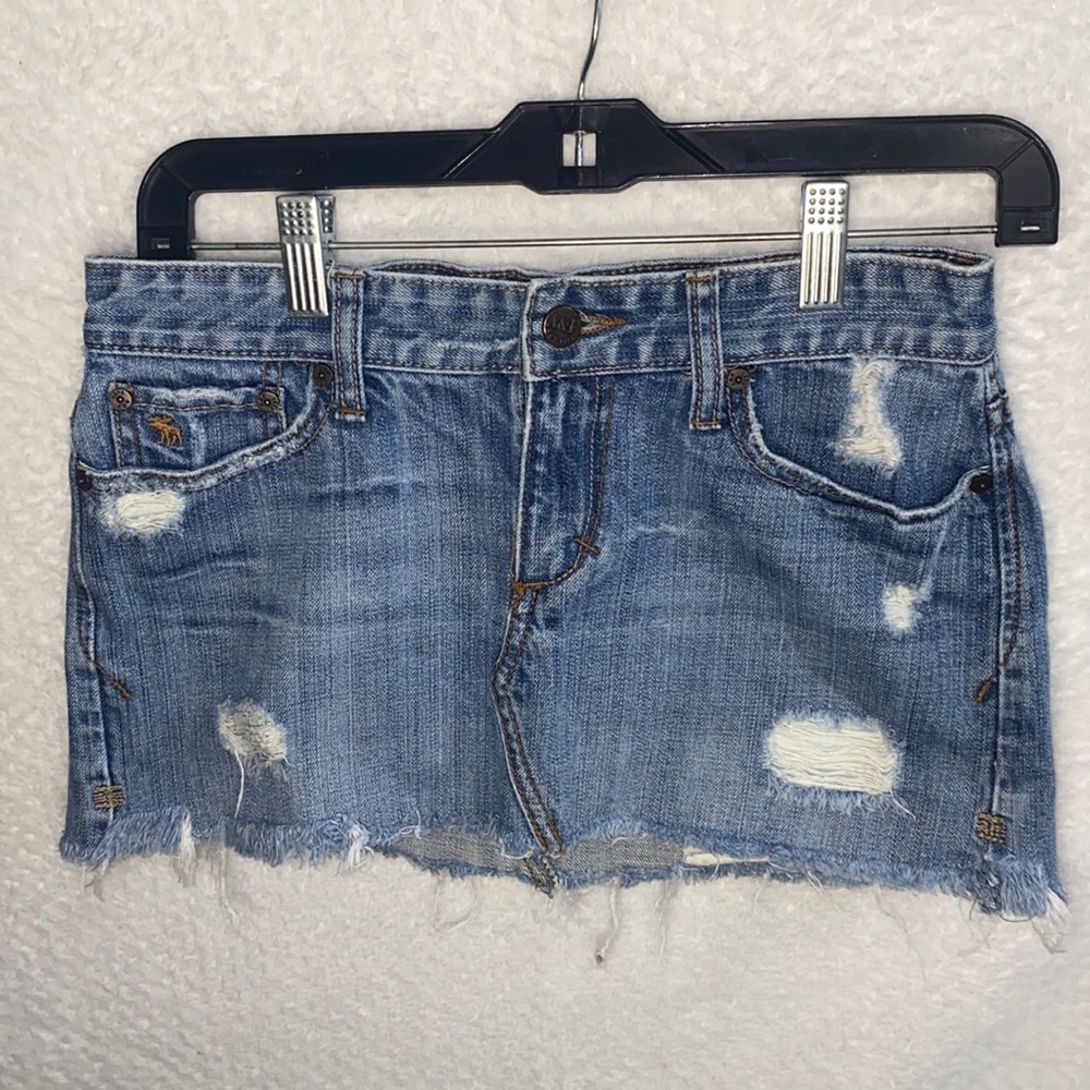Abercrombie and Fitch mini jean skirt